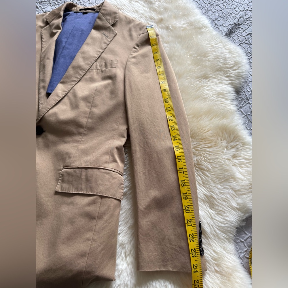 J.Crew Ludlow Slim-fit suit jacket in Italian cotton chino Size 36S - Picture 16 of 16